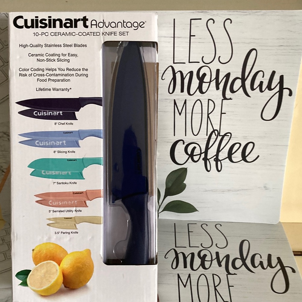 NWT CUISINART Advantage 10 Piece Knife Set